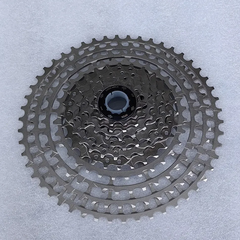 NFOX MTB 10 Speed Cassette Chain Set 46 50 T HG M9000 M8000 Bicycle Parts 20 30 CNC Ultralight Freewheel Mountain Bike Sunshine