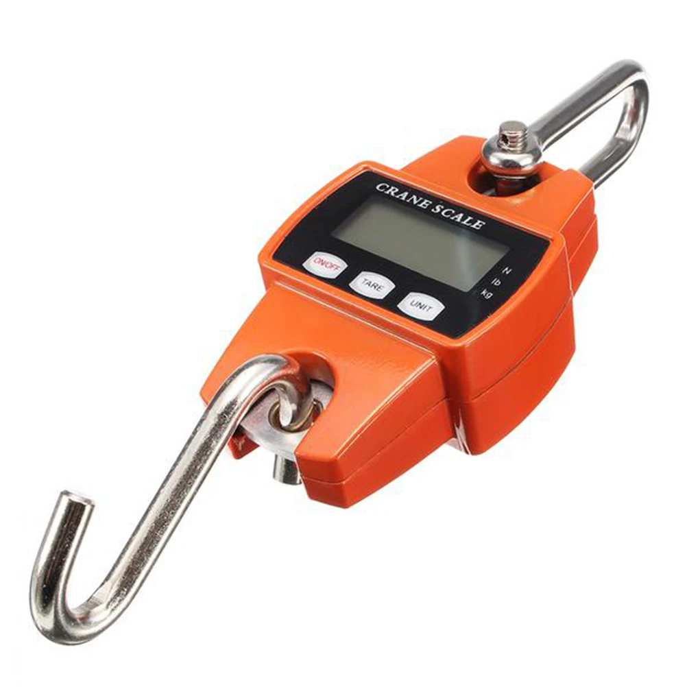 

Digital Hanging 660LBS Mini Industrial Digital Hanging Crane Scale Weighing Tool Heavy Duty Electronic LED Backlight Portable