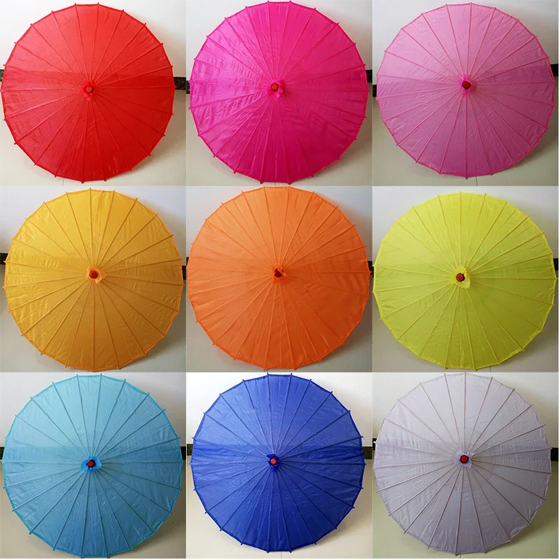 Diameter 30cm China Handmade solid color paper umbrella Outdoor wedding Party Decor Photo Shoots Parasol Dance Props decorations