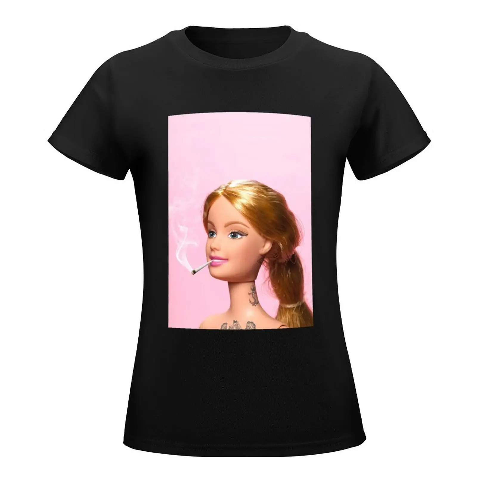 Doll Grown Up Poster T-Shirt funnys sports fans animal prinfor female korean Women's clothes