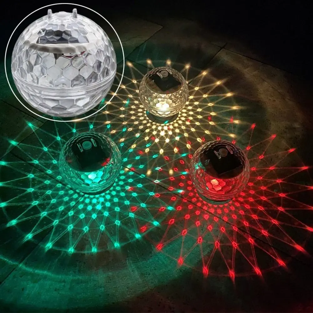 

LED Solar Floating Pond Light Solar Powered Round Outdoor Night Lights Multi Color Changing Durable Solar Water Drift Lamp