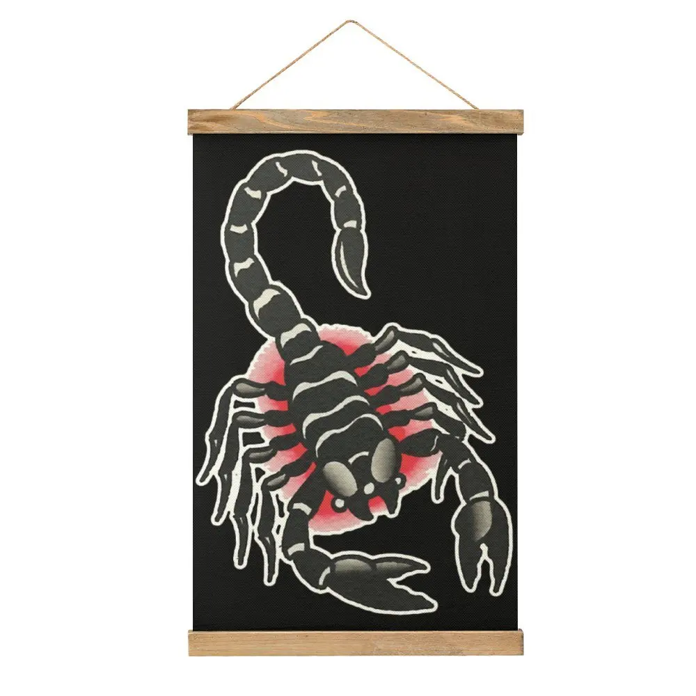 

Canvas Hanging Picture Traditional Scorpion Tattoo Design Classic For Y Novelty Humor Graphic Picture Kitchen Craft Decoration