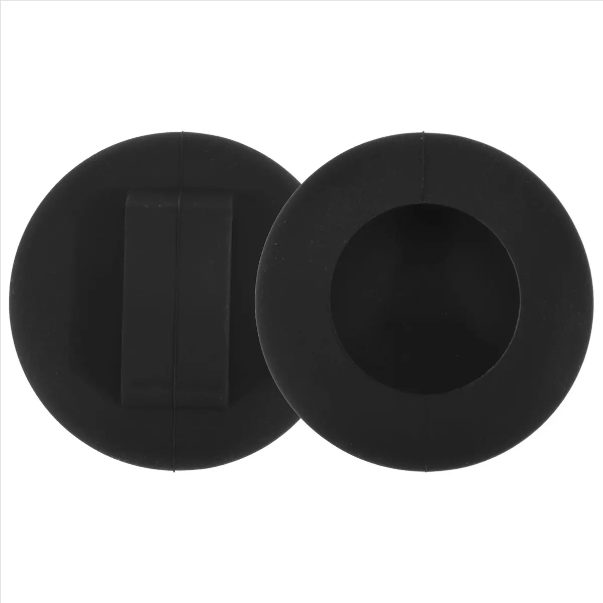KSOL Cat Collar Holder, for Air Tag Cat Collar Holder Compatible for GPS Tracker, 2Pack Case Cover Black