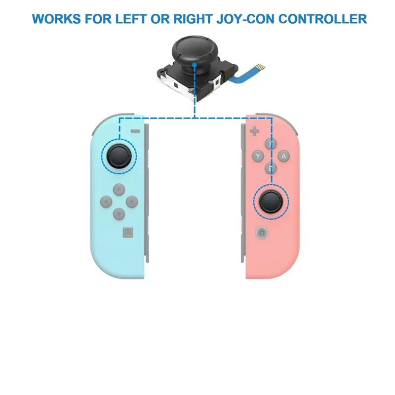 For Switch/Lite/OLED Model Replacement Joystick Analog Thumb Stick Kit For Joy-Con Controllers