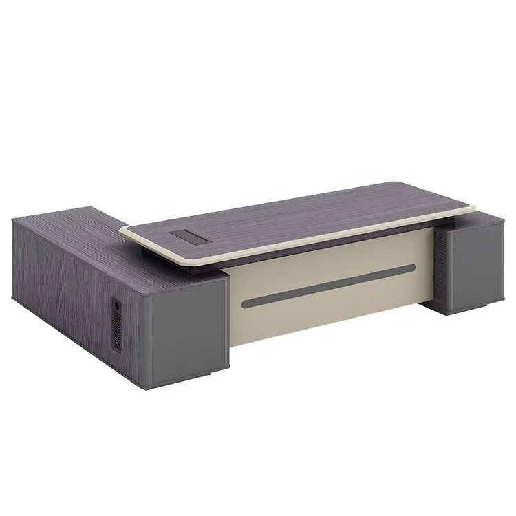 

Стильный стол начальника Простой современный письменный стол Офис Коммерческий президентский стол