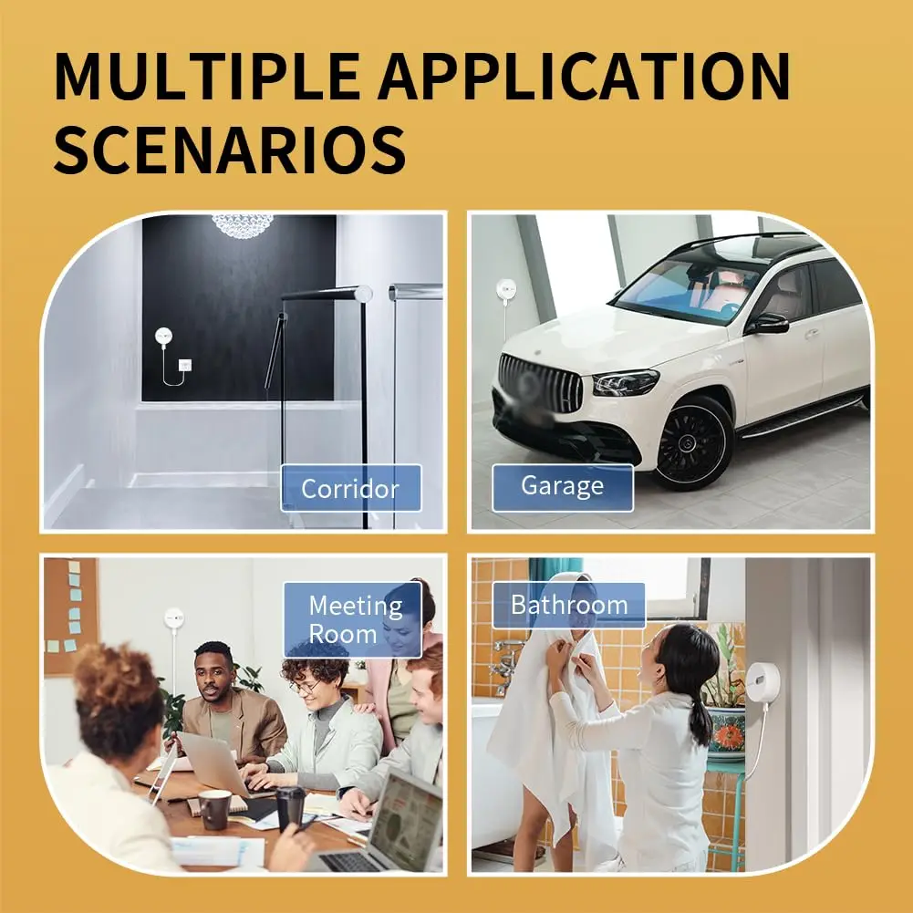 Tuya-モーションディテクター,24g,Zigbee,コネクテッドホーム用,自動センサー,人体モーション,alexa,Googleスマートライフ