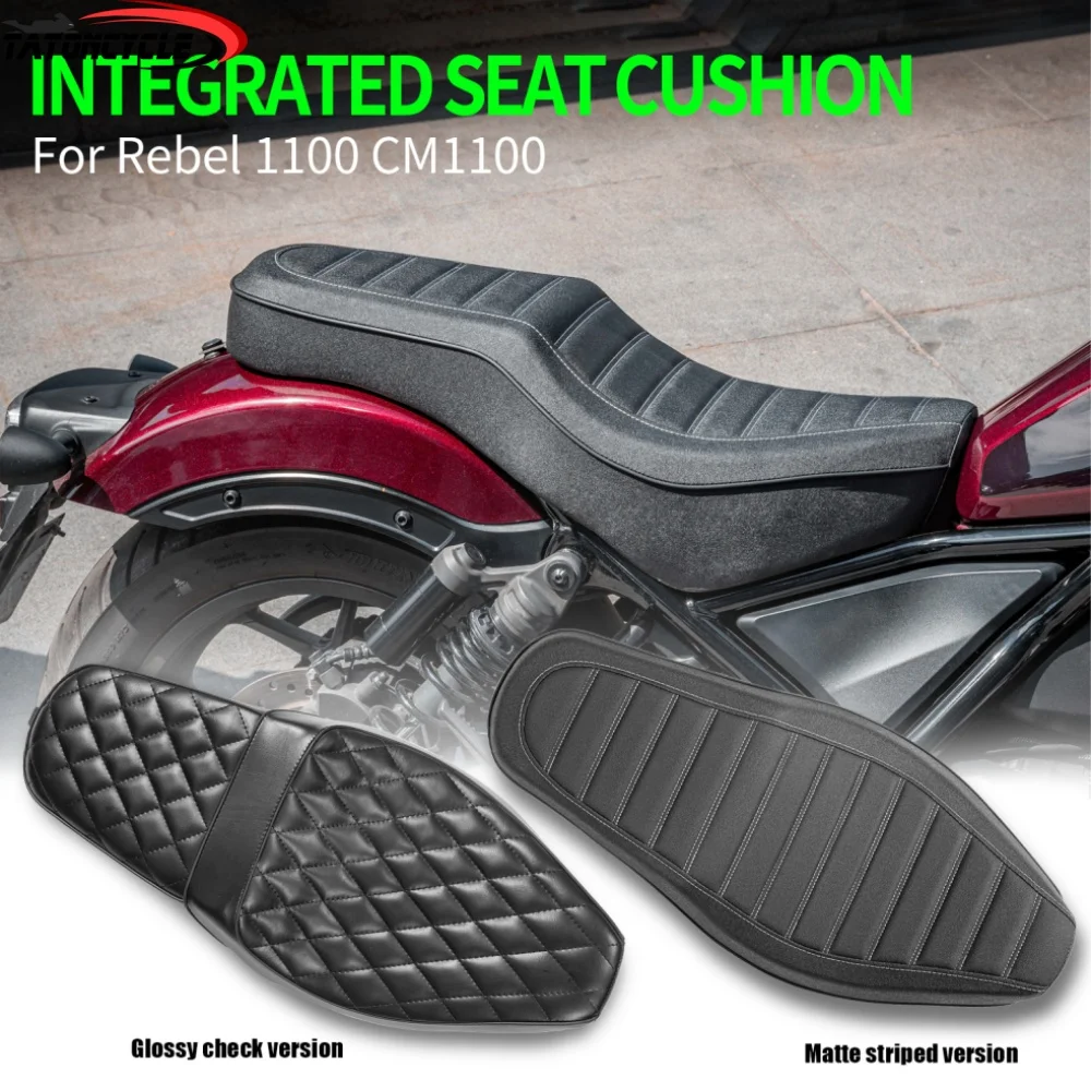 

For Honda Rebel CMX 1100 2021-2023 CMX1100 Motorcycle Driver Double Seat Cover Cowl Passenger PAD Cushion Pillion Accessories