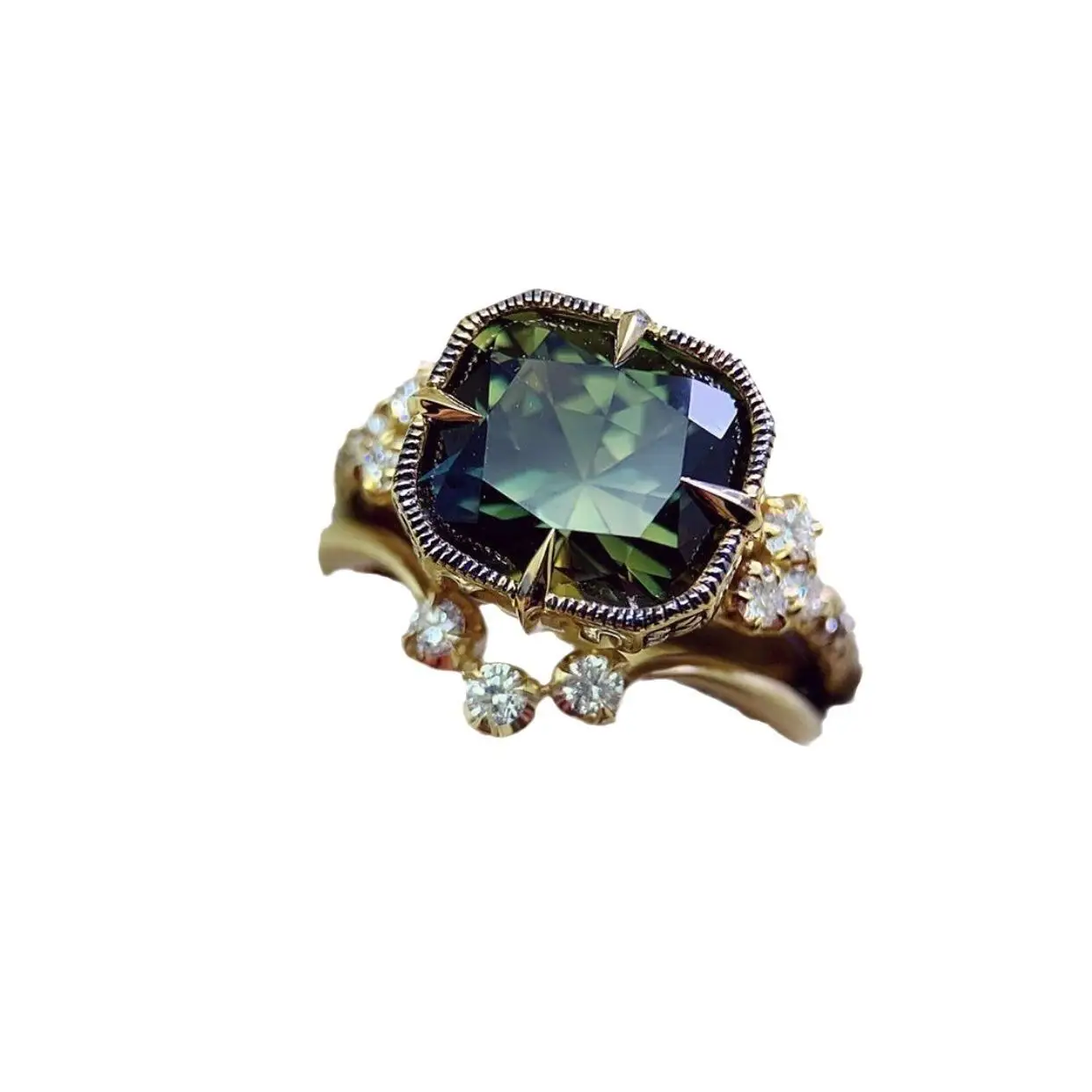 

Faionable een Crystal Gem Ring Exaggerated Wedding Ring Tee Heroes New Model ular S Alloy Material Jewelry Ring