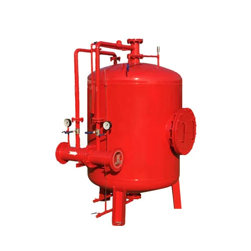 Horizontal Foam Fire Suppression System with Foam Bladder Tank