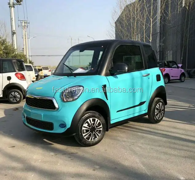 Two door four seater adult  wheel electric sedan enclosed  car