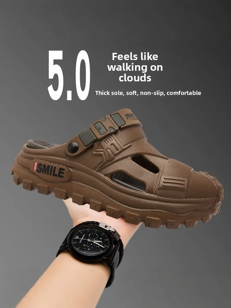 

Men's Summer Anti-Slip Thick Bottom Wear-Resistant Casual Beach Sandals Outdoor Sports Shoes Comfortable EVA Slippers