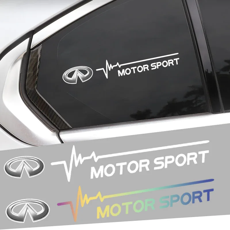 

2Pcs Car Windows Sticker Decal Auto Badge Styling Accessories For Infiniti Q50 G37 FX35 Q60 FX50 QX50 M37 ESQ QX60 JX35 FX45 Q70