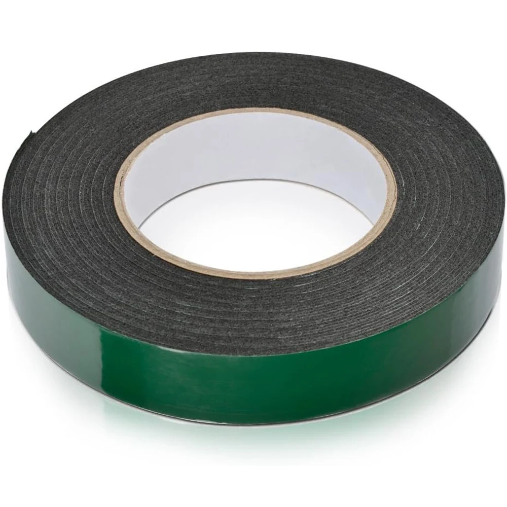 10M Double Sided Foam Tape 8-50cm Width Black PE Sponge Ultra-strong Self-adhesive Waterproof Heavy Duty Mounting Tape for Decor