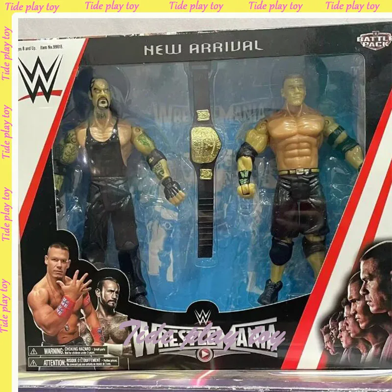 Original WWE Action Figures WrestleMania Wrestler John Cena The Undertaker Figures Toy Rey Mysterio Pvc Statue Model Boys Gifts