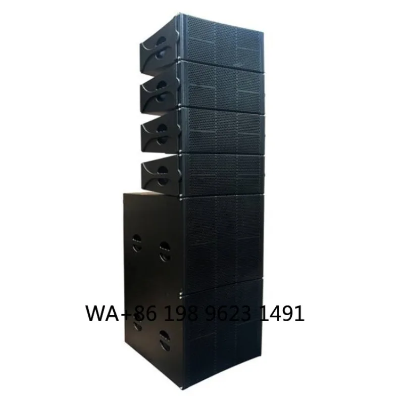 Dual 10 Inch Single 18 Inch Subwoofer Line Array Stage Speaker Box Professional Audio Sound System
