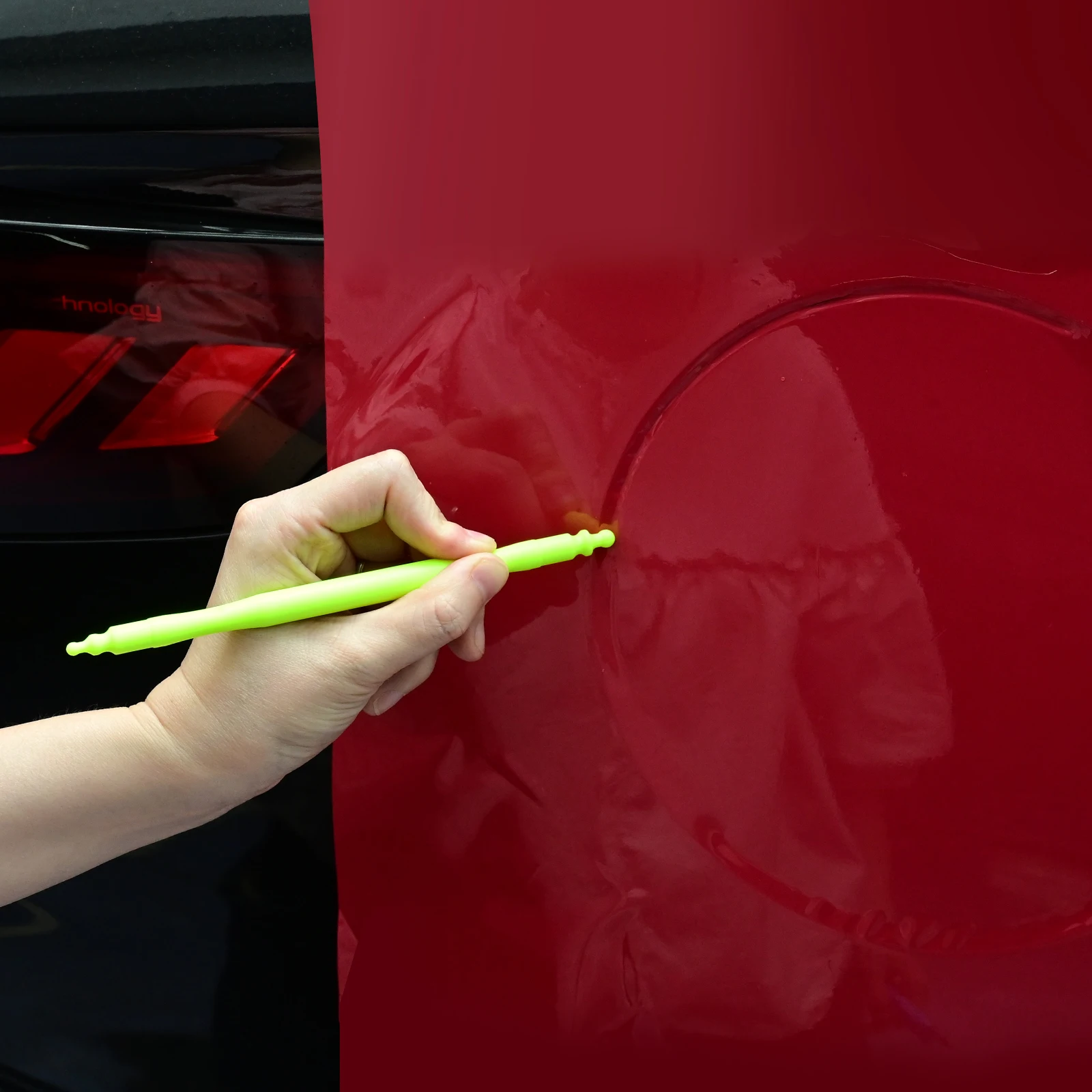FOSHIO Car Covering Film Edge Tucking Stick Dual Ball Ends Wrap Verge-Closing Squeegee Pen For Window Tinting Door Gap Detailing