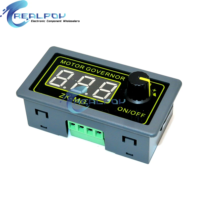 DC 5-30V 12v 24v 5A DC Motor Controller PWM Adjustable Speed Digital display encoder duty ratio frequency MAX 15A ZK-MG