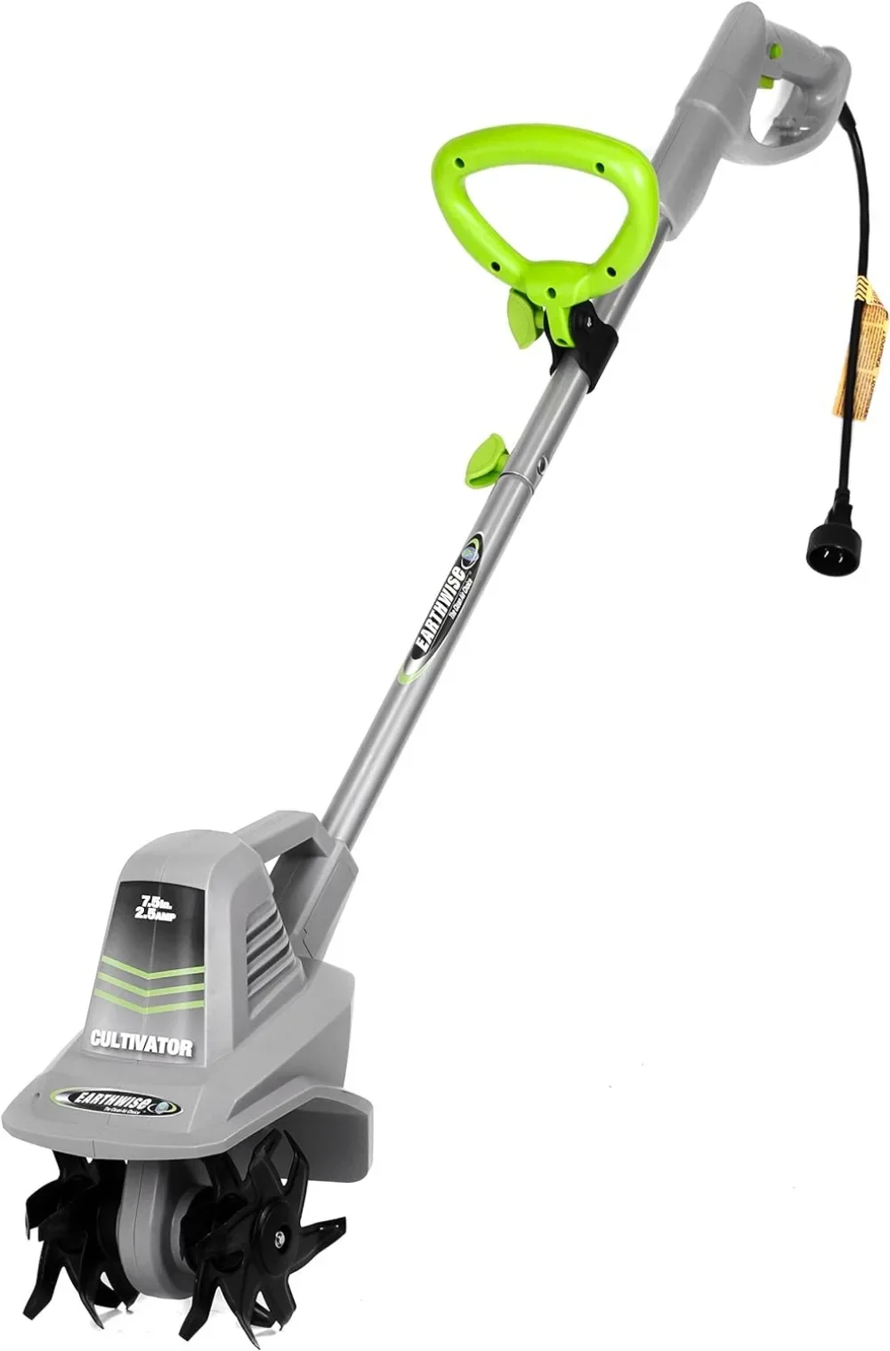 

7.5-Inch 2.5-Amp Corded Electric Tiller/Cultivator, 7.5-Inch, 2.5-Amp Corded, Grey