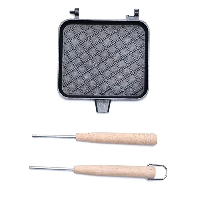 Gas Sandwich Bread Mold Steak Breakfast Pan Pancake Pan Double-Sided Energy-Saving Durable Pan Baking Stick Non Frying