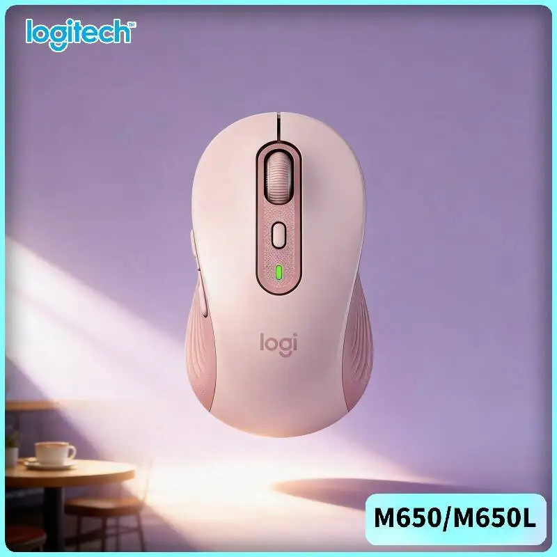 Logitech M650/M650L Wireless Mouse - Sustainable Build, Advanced Optical Sensor, 90% Quieter Operation, 10m Range