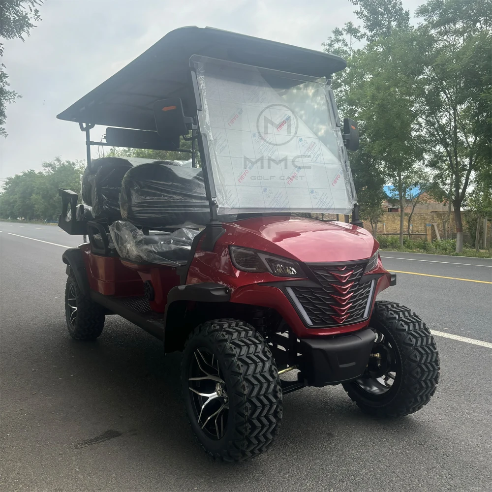 عربة جولف كهربائية عالية الطاقة عربة صيد كهربائية نادي لمشاهدة معالم المدينة أحدث عربة كهربائية للكبار ذات أربع عجلات بالجملة #4