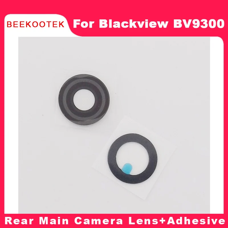 New Original Blackview BV9300 Rear Main Camera Lens Back Camera Lens Glass Cover With Adhesive Parts For Blackview BV9300 Phone