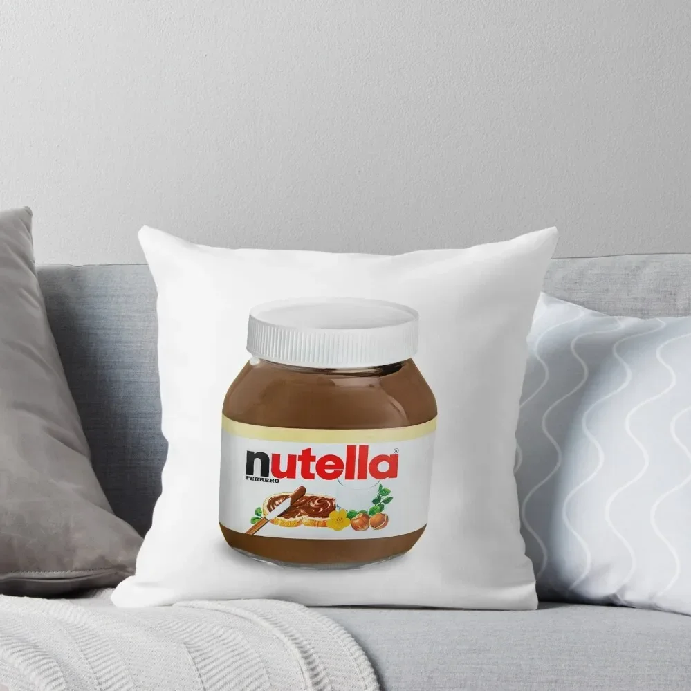 

Real Nutella Throw Pillow Cushions Cover autumn decoration Pillowcases Cushion Covers Sofa Christmas Pillows Pillow