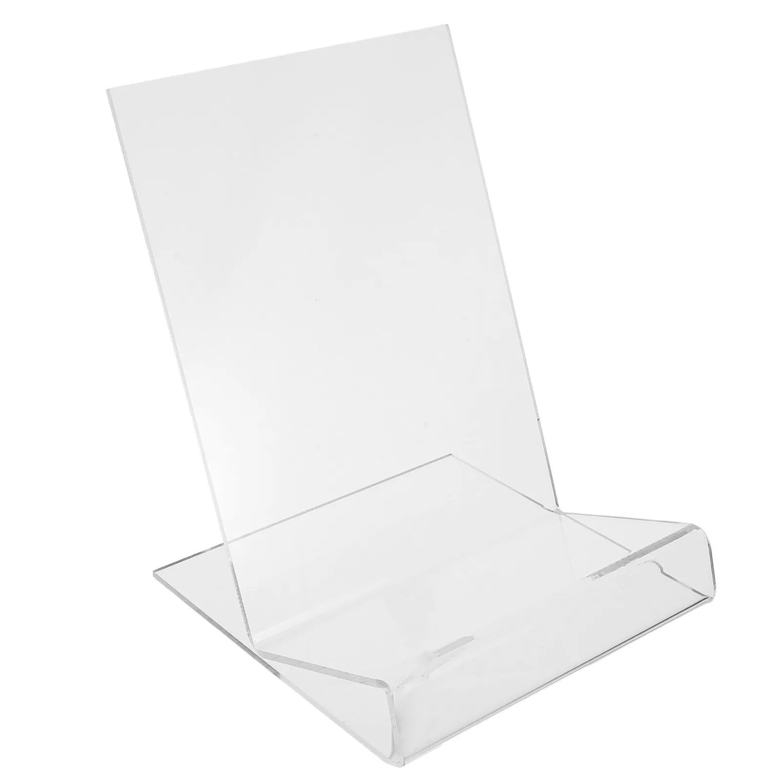 Acrylic Shaped Puzzle Box Holder Book Holders Stand Display Easel Stands For Book Reader Lid Hands-free Jigsaw