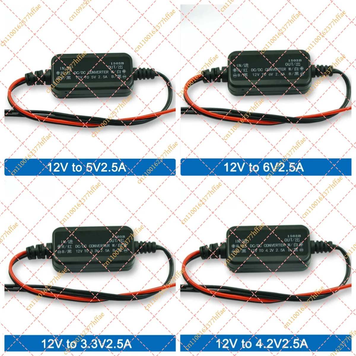 DC-DC Buck Converter Step Down Module 12V to 3.3V 5V 9V Adjustable Output Voltage Regulator Power Supply Board