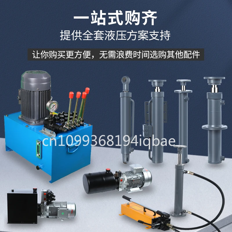 FA100/125 Upper Flange Hydraulic Cylinder Bidirectional Press Baler Telescopic Oil Top 10 Ton /20 Tonnage Hydraulic Oil Cylinder