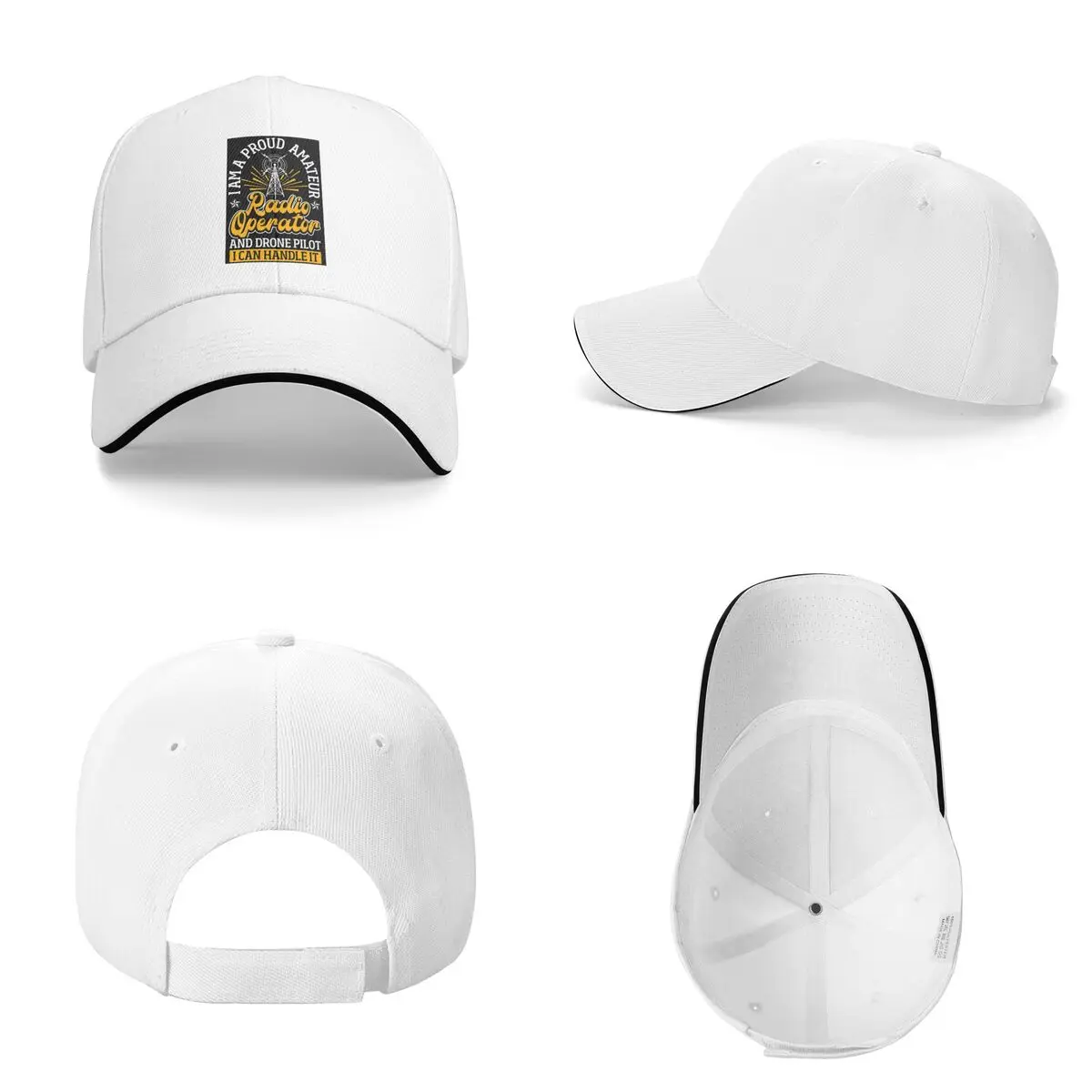 Unisex Baseball Hats Amateur Radio Operator Outdoor Streetwear Summer Sports Baseball Caps Hip Hop Cap Casquette Hats