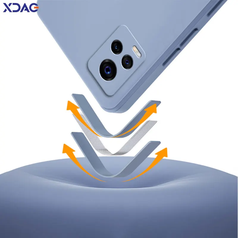 Origial Liquid Silicone Phone Case Cover for VIVOV20 VIVO V20 Pro V20Pro 5G 6.44\