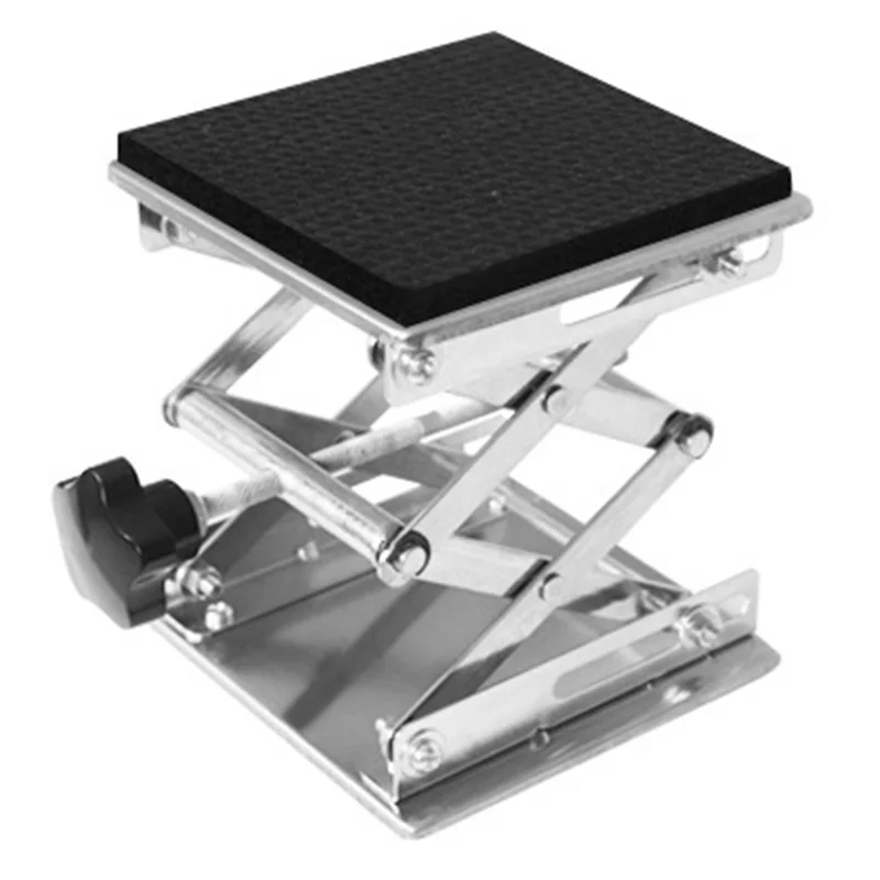 【Entrega rápida】Soporte de elevación, gato de tijera de acero inoxidable, plataforma de soporte de laboratorio ajustable, mesa elevadora de manipulación de materiales