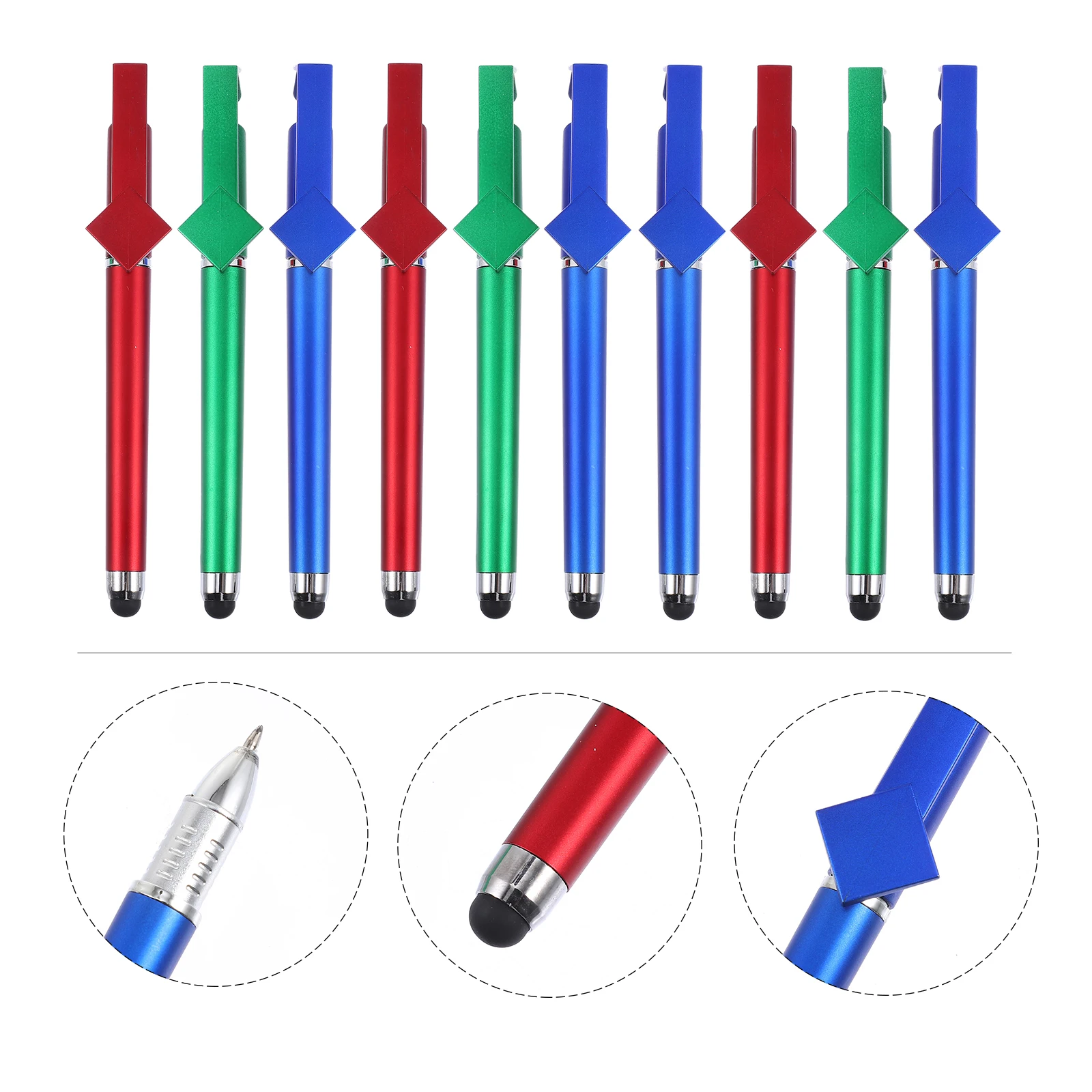 10pcs Touchscreen Mobile Phone Holder Tablet Stylus Smooth Sensitive Writing Scratch-Resistant Pen Drawing Lightweight Portable
