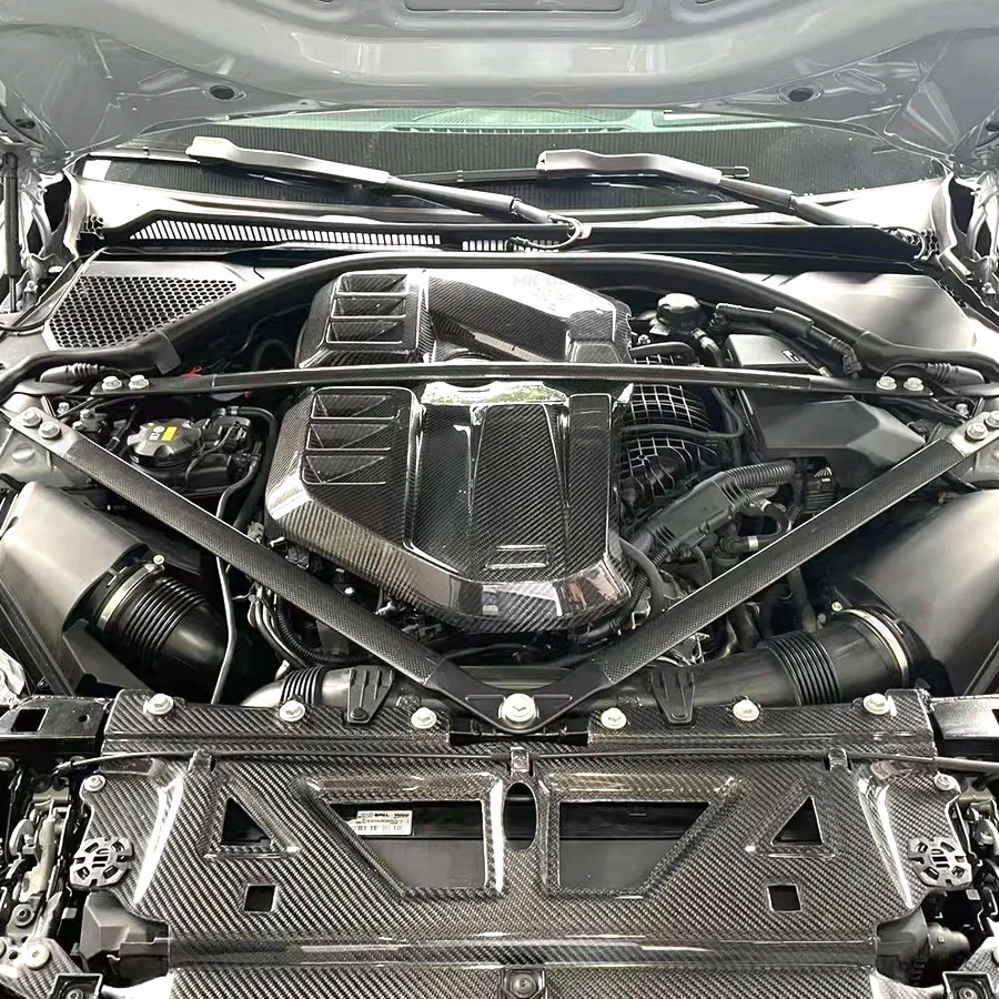 

Балансир двигателя из сухого углеродного волокна для BMW M2 G87 M3 G80 G81 M4 G82 G83 S58 Балансир двигателя Стойка опоры двигателя Bodykit