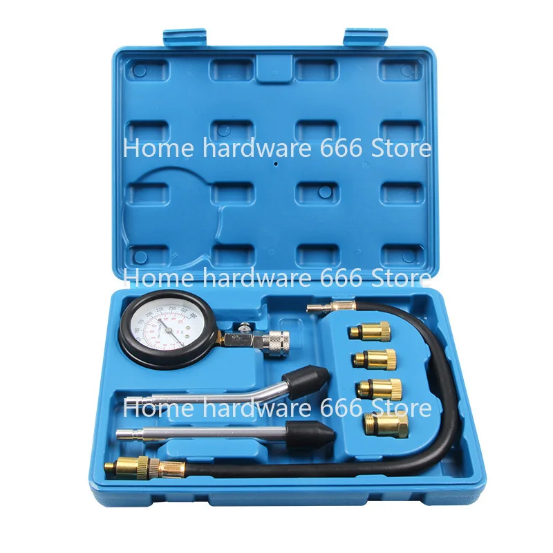 0–21 kg/cm³ 0–300 PSI Engine Cylinder Compression Tester Kit Automotive Pressure Gauge Gas-Cylinder Pressure Test with Air Gauge