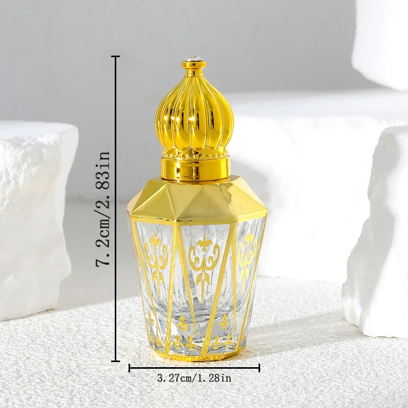 12ml Empty Roller Bottles for Essential Oil Travel Bottle with Glass Roller Ball Refillable Empty Glass Perfume Containers