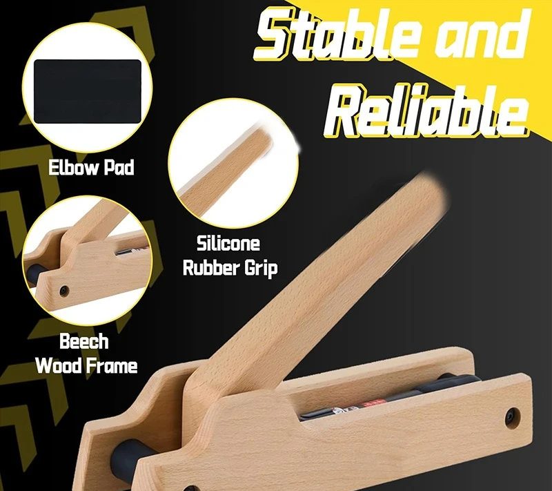 Wooden Wrist Trainer Resistance Countermeasure Professional Exercise Arm Strength Adjustable Arm Training Equipment