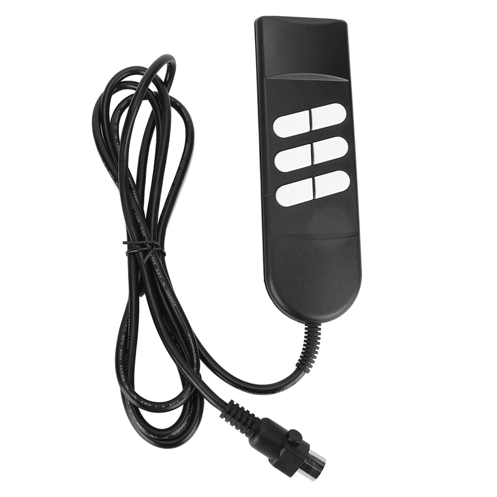 6 Button Sofa Controller Lift Chair Hand Control Switch 4-8 Core Wire for Home Appliance Adjustable Bed 5‑pin (male)