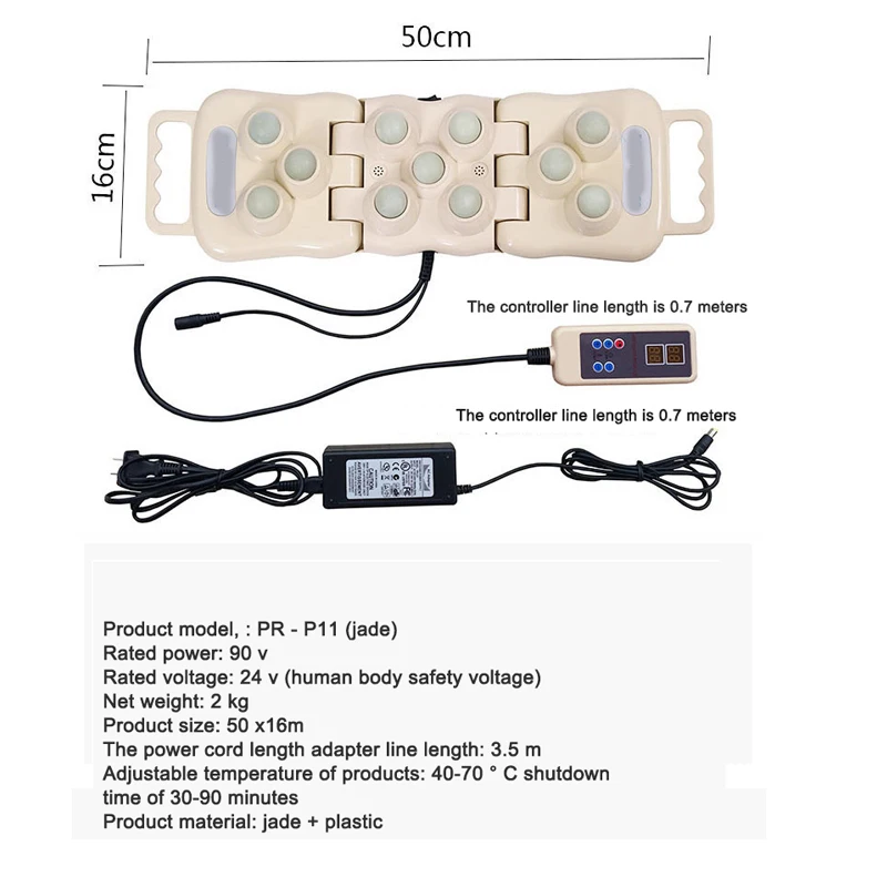 Eleven Ball Warm Knead Abdomen Instrument Electricity Jiu Hot Compress Abdomen Massage Abdomen Joints With Automatic Massager