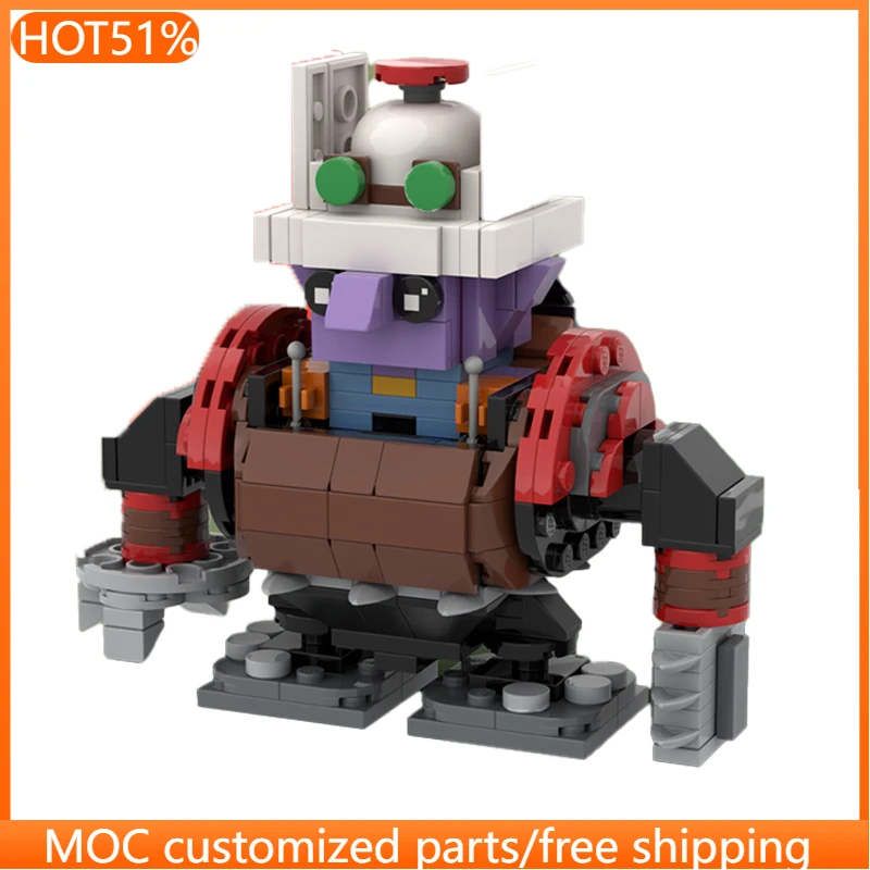 

Набор из 343 деталей Brickheadz: Фигурка-столяр в стиле Timber Cutter, модульный конструктор MOC, игрушка для мальчиков, подарок на день рождения