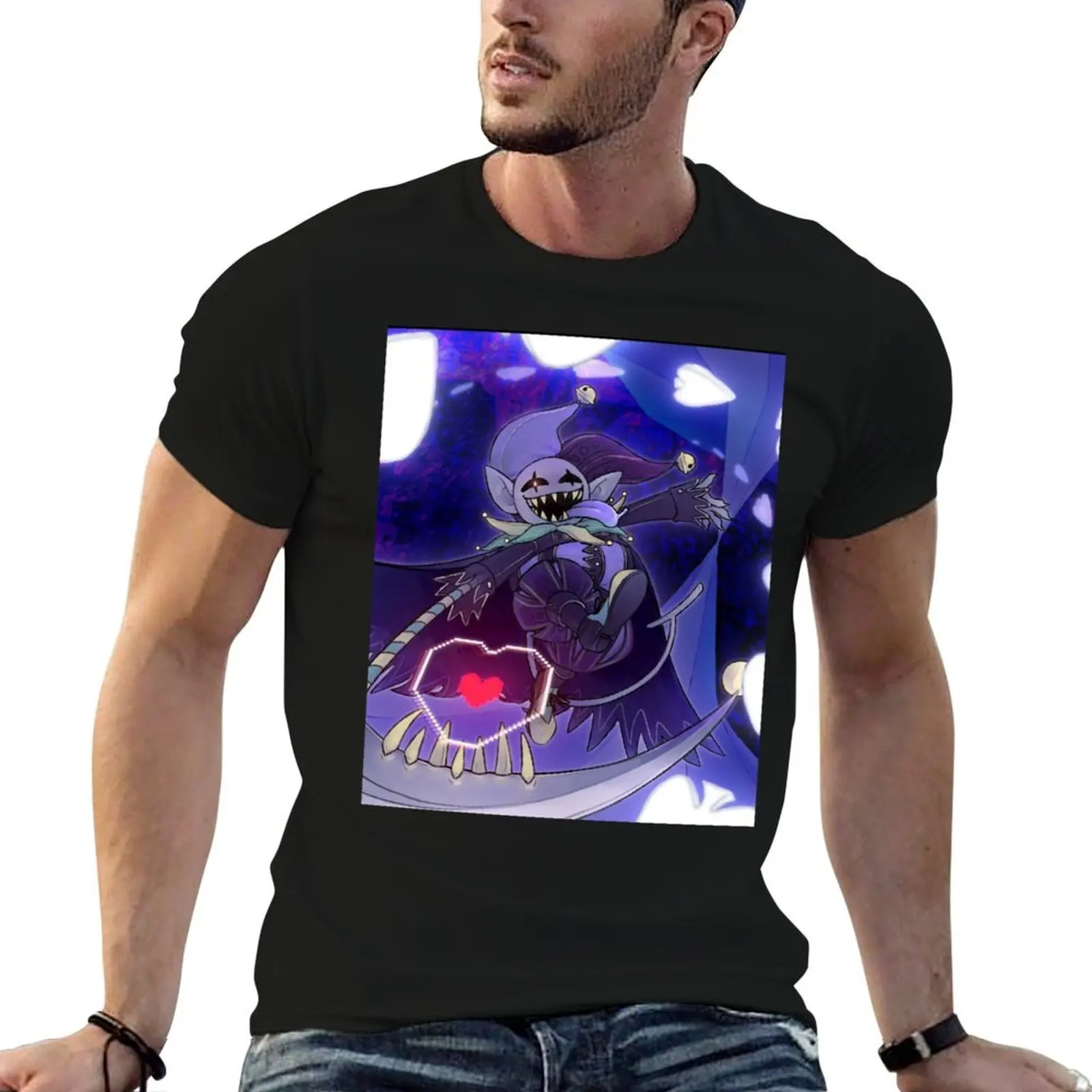

Deltarune - Jevil T-Shirt t shirt man plain t shirt for man T-Shirt