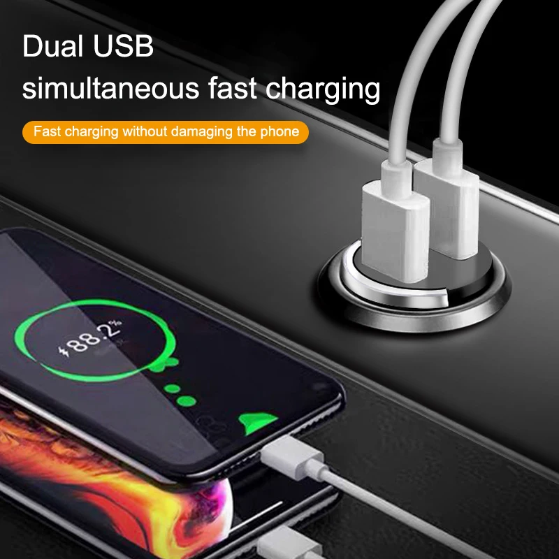 200W Mini Car Charger Lighter Fast Charging for iPhone Xiaomi Samsung Huawei Mini PD USB Type C Car Mobile Phone Charger