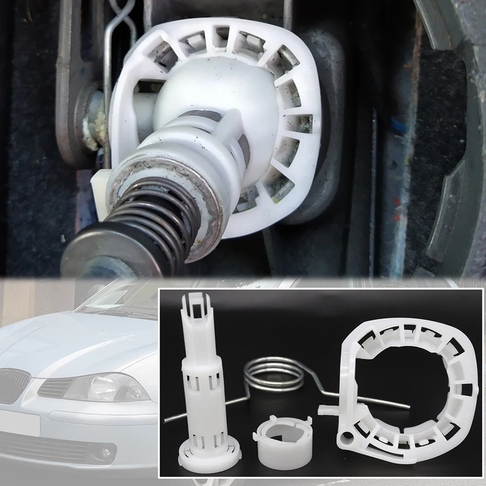 Do Seat Ibiza MK3 MK4 6L 6J 2002 2003 2004 2005 - 2018 Dźwignia zmiany biegów Selektor skrzyni biegów Tuleja gniazda Skorupa Zestaw łożysk sprężynowych