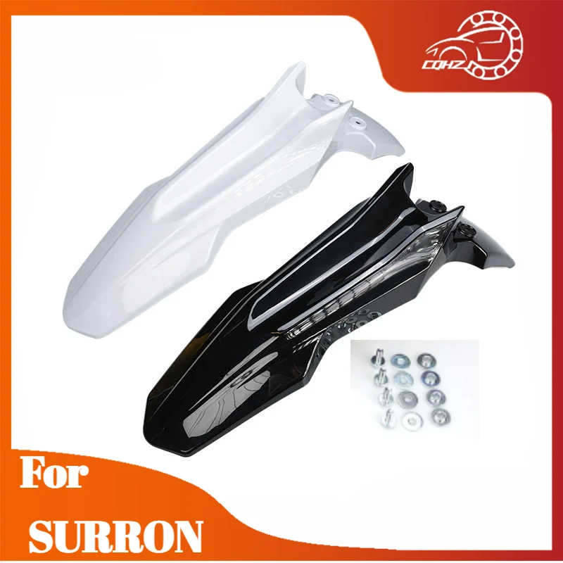 Para-lamas dianteiro para bicicleta elétrica CQHZJ Ultra Bee, protetor contra respingos, absorvedor de impacto para peças de motocicleta Sur-ron SURRON