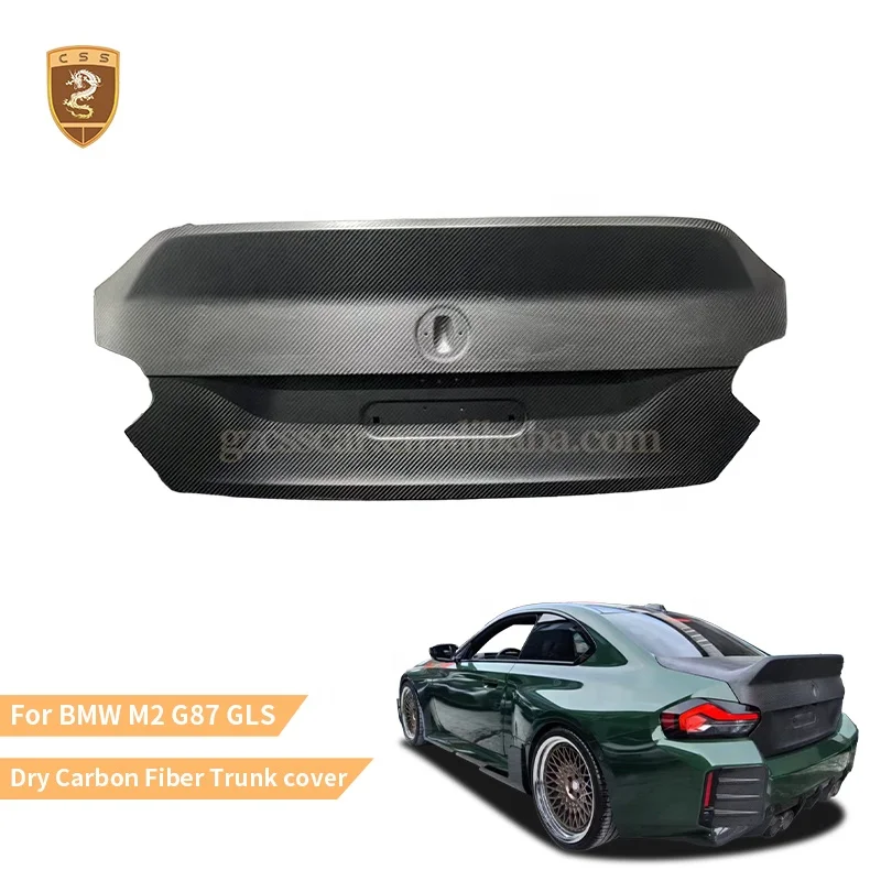 

Крышка багажника из сухого карбона в стиле CSL для BMW 2 серии G87 M2, внешний аксессуар