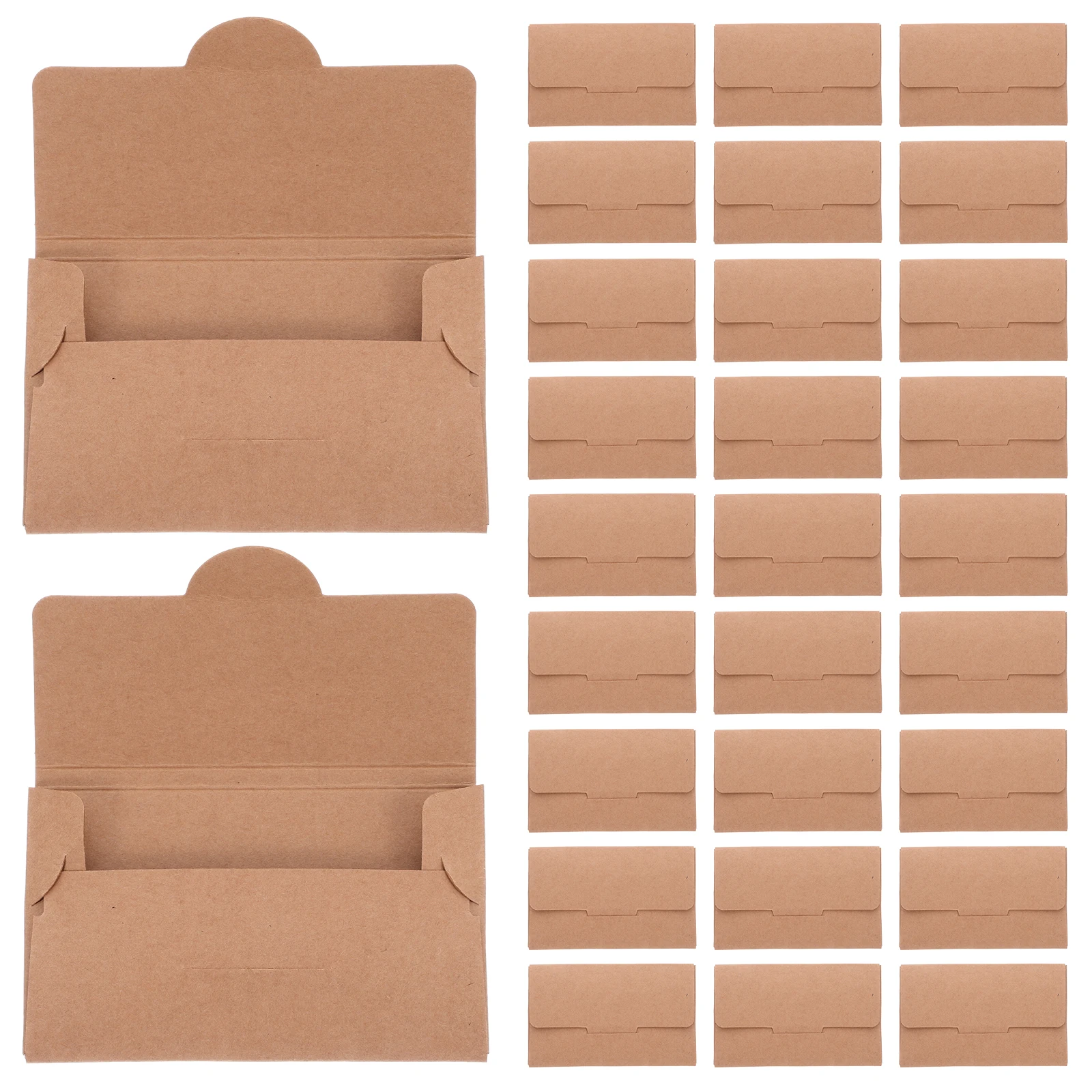 

50pcs Card Wrapping Paper Bag Credit Sleeves Black Envelope Holders Durable Material Versatile Compatibility Trading Cards