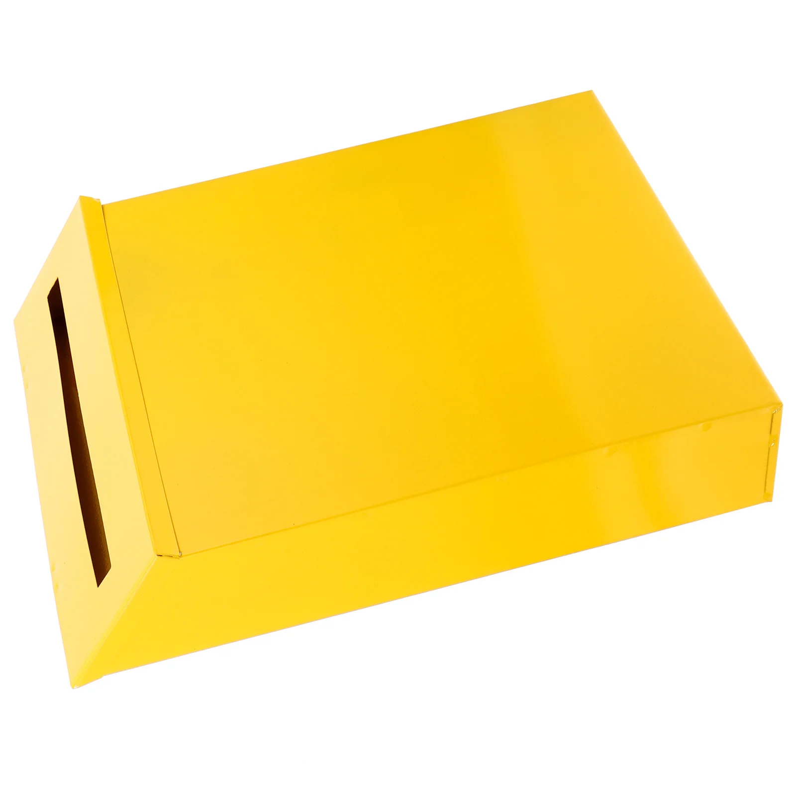 

Durable Iron Mailbox Vintage Post Box Wall Mount Metal Letter Box for Home Garden Mailbox Wall Mount Suggestion Box,