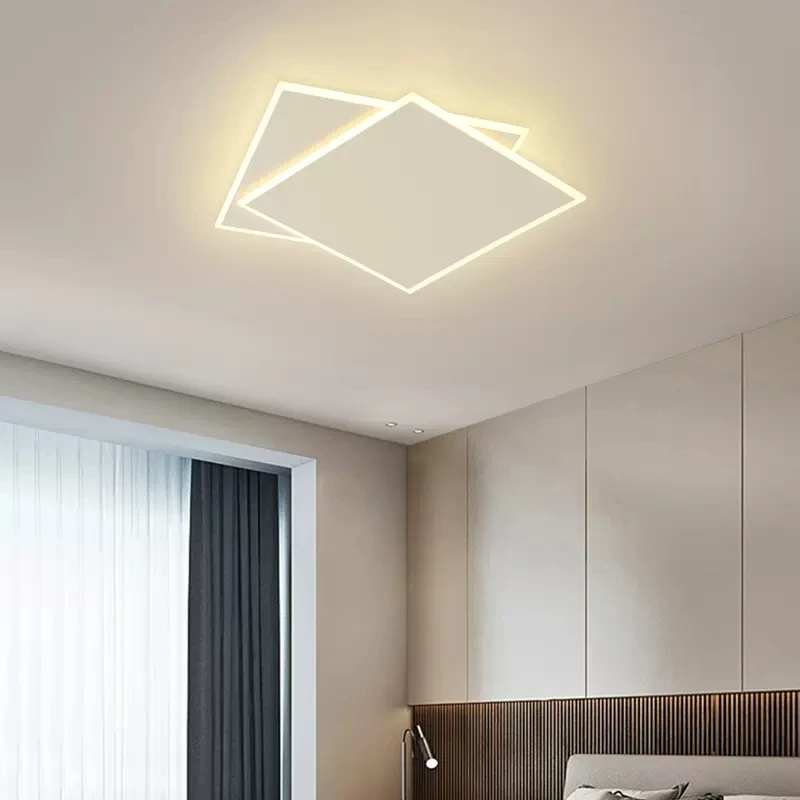 

Square Ultra-thin Ceiling Lamp Modern Led 18W 24W 36W Indoor Lighting Ceiling Lights For Living Room Bedroom Ceiling Luminary