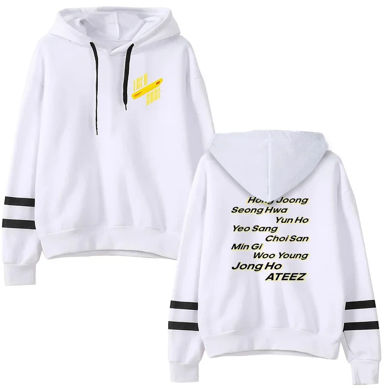 New ATEEZ Hoodies Sweatshirt Boys/Girls Kpop ATEEZ Hot Sale Hoodie a Teenager Z Women Long Sleeve Pullover Hooded Casual Clothes